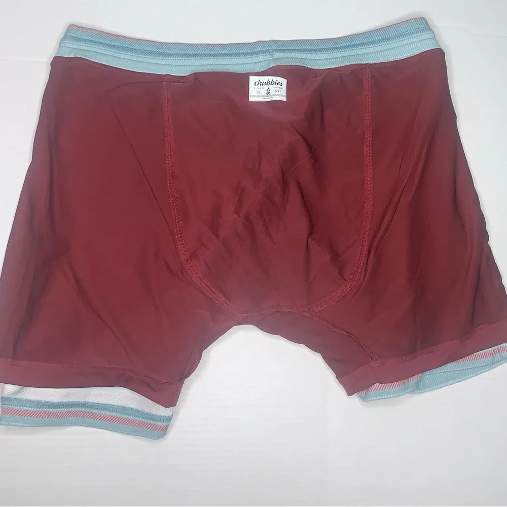 Chubbies The Stripes Hype Lined Lounge Shorts. XL. 5.5